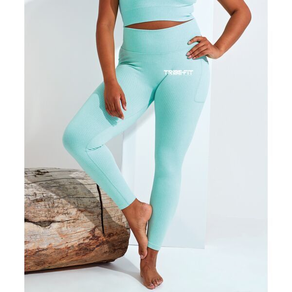 Women's ribbed seamless 3D fit multi-sport leggings Thumbnail