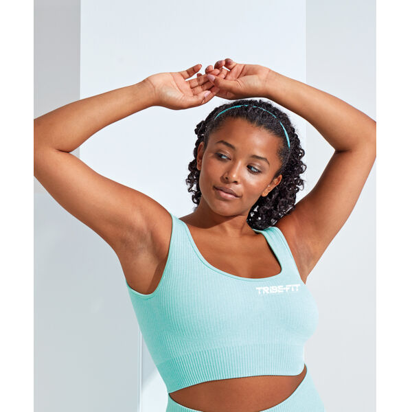 Tribefit  - Ribbed Seamless 3D Fit Multi-Sport Bra Thumbnail